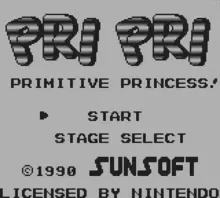 Image n° 1 - screenshots  : Pri Pri - Primitive Princess!